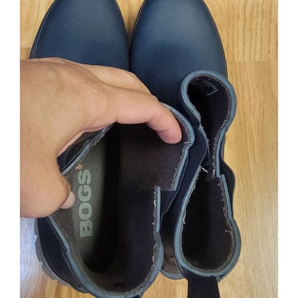 BOGS Amelia Slip-On Chelsea Rain Boots 11 - Picture 9 of 10